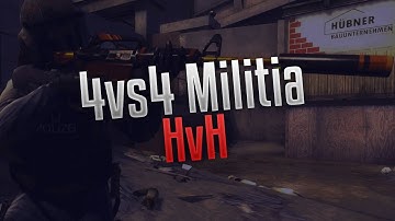 4vs4 HvH Militia | Projekt-Unknown.net vs Aimware.net