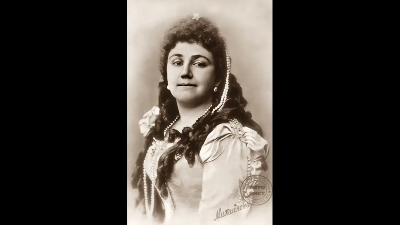 Maria Michailova (soprano) - Stormy Breezes (Russian folk song, arr. Edlichko) (1905)