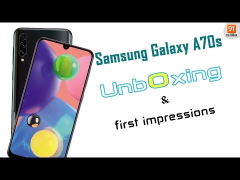 Samsung Galaxy A70s Unboxing Hands-on Price Hindi- Samsung Galaxy A70s Unboxing Hands-on Price Hindi-
