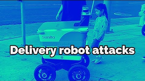 ROBOT ATTACKS: Sunita the Food Delivery Robot Rampages in Hollywood