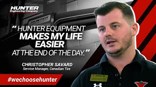 Hunter equipment is a perfect match for Montreal’s Canadian Tire