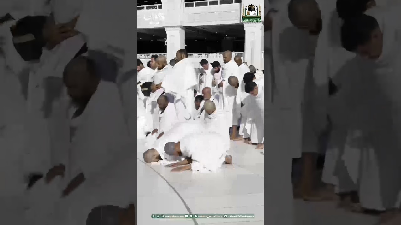 وَأَذِّن فِي النّاسِ بِالحَجِّ يَأتوكَ رِجالًا  مشاهد روحاااانية من الحرم المكي