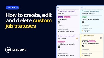How to create, edit and delete custom job statuses