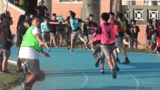 20151106土城國中運動會  國三男生400接重賽第一