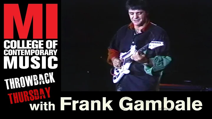 Frank Gambale Throwback Thursday From the MI Vault...