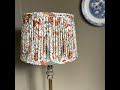 Making a Gathered Lampshade