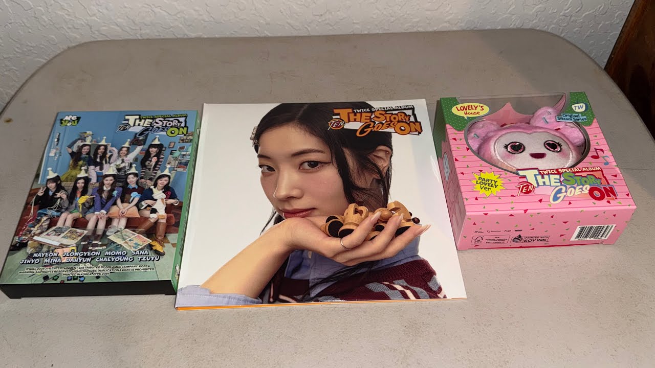 Twice Special Album Ten: The Story Goes On Unboxing ( Episode Ver, Party Lovely Ver  & Dahyun Ver)