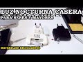 Luz Nocturna Casera LED con Componentes Reciclados. Para Bebes, Ancianos o Mayores. 235