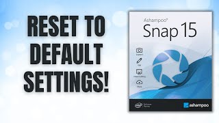 1 मिनट में Ashampoo Snap को डिफ़ॉल्ट सेटिंग्स पर कैसे रीसेट करें! screenshot 2