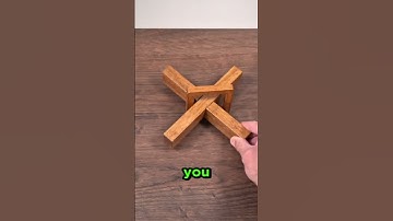 Only Geniuses Solve This Wooden Trick Puzzle! 🧩