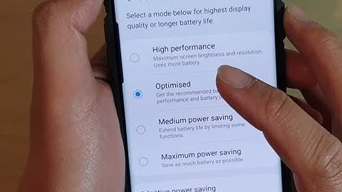 Galaxy S10 / S10+: How to Change Power Mode to Maximum Saving / Performance / Optimized