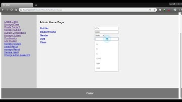 Result Management System in ASP.NET C# ,SQL Server | Part-9