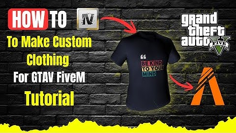 Easiest Way To Make Custom Clothing For GTAV FiveM !