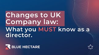 UK Company Law Changes Explained: Director Duties  Economic Crime and Corporate Transparency Act