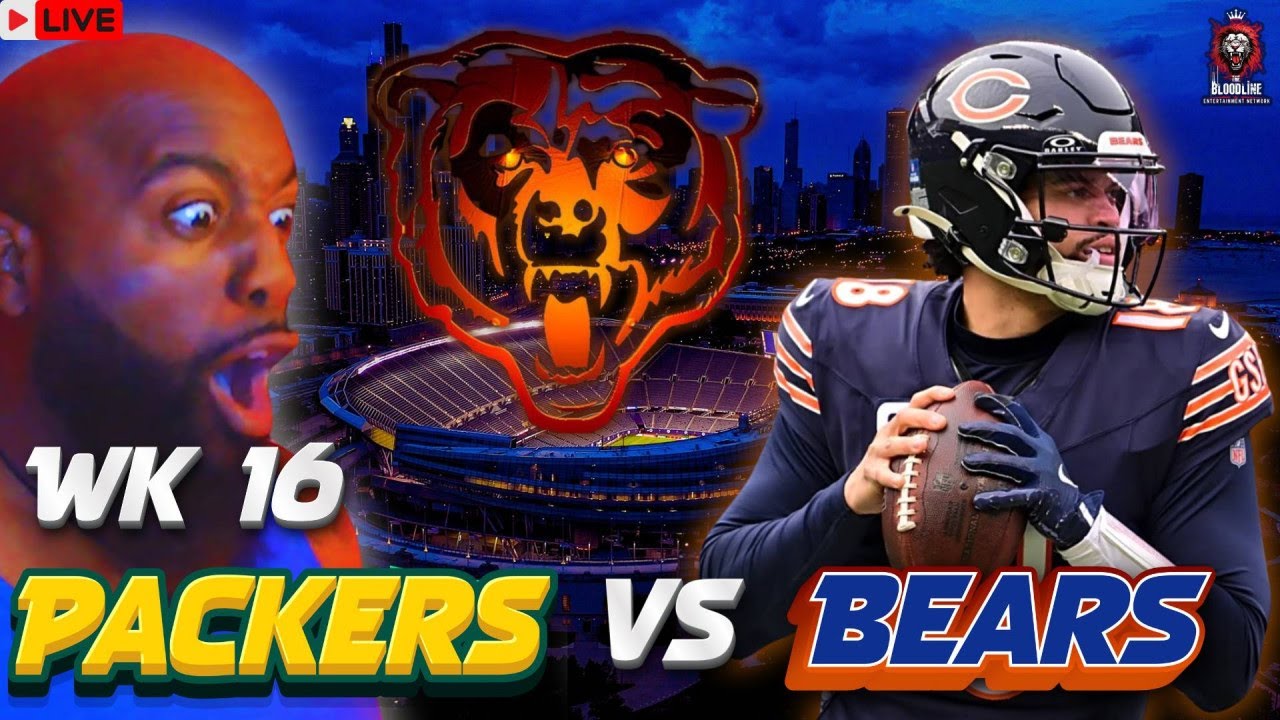 🏈 PACKERS vs BEARS – WATCH ALONG | CHICAGO PAYBACK NIGHT! 🐻 