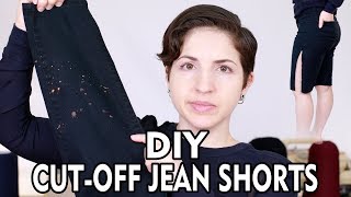 DIY Denim Cut-Off Jean Shorts