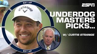 Curtis Strange's OFF-THE-BOARD pick to win the 2026 Masters Tournament 👀 | Get Up