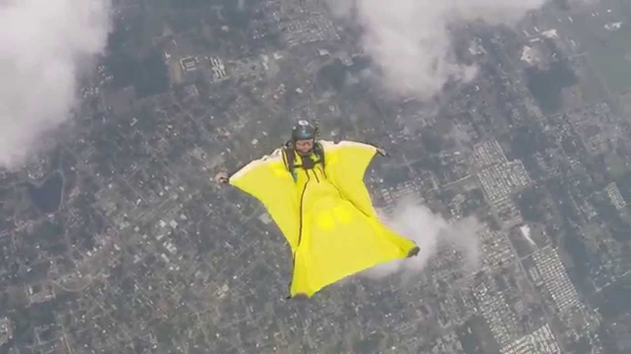 Learning how to back fly my wingsuit