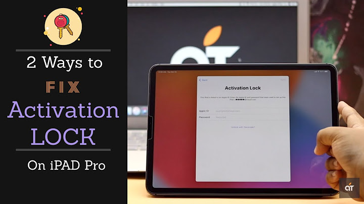 Can you override activation lock on iPad?