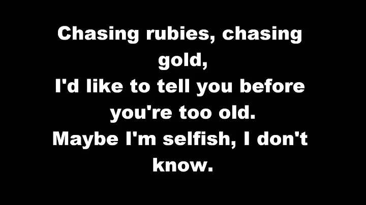 Hudson Taylor - Chasing Rubies (Lyrics) - DayDayNews