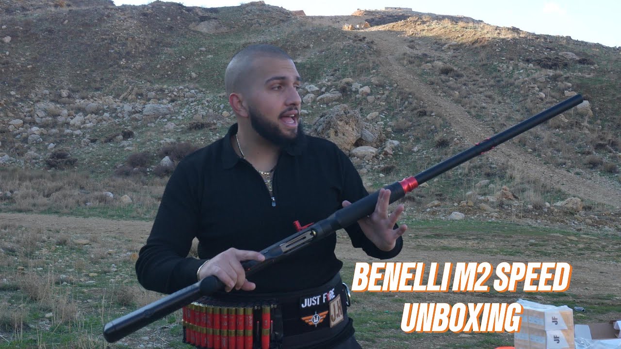 الكشف عن بندقيتي الجديدة بمناسبة المائة الف متابععع 🤯🔥( BENELLI M2 SPEED UNBOXING)
