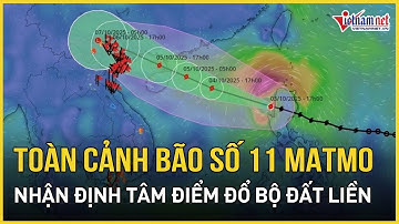 Toàn cảnh bão số 11 Matmo, nhận định tâm điểm đổ bộ đất liền và sức gió mạnh | Báo VietNamNet