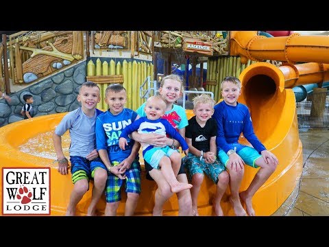 24 Hours with 6 Kids at the Great Wolf Lodge