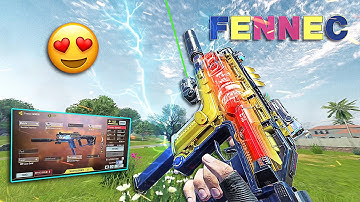 24 KILLS by USING FENNEC GUNSMITH in SOLO vs SQUAD | FENNEC BEST LOADOUT in COD Mobile #codmobile