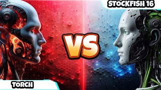 Absolute DOMINANCE! Stockfish 16 vs Torch in CCC Blitz #chess