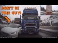 Don't do this in front of a Truck! *Double accident*
