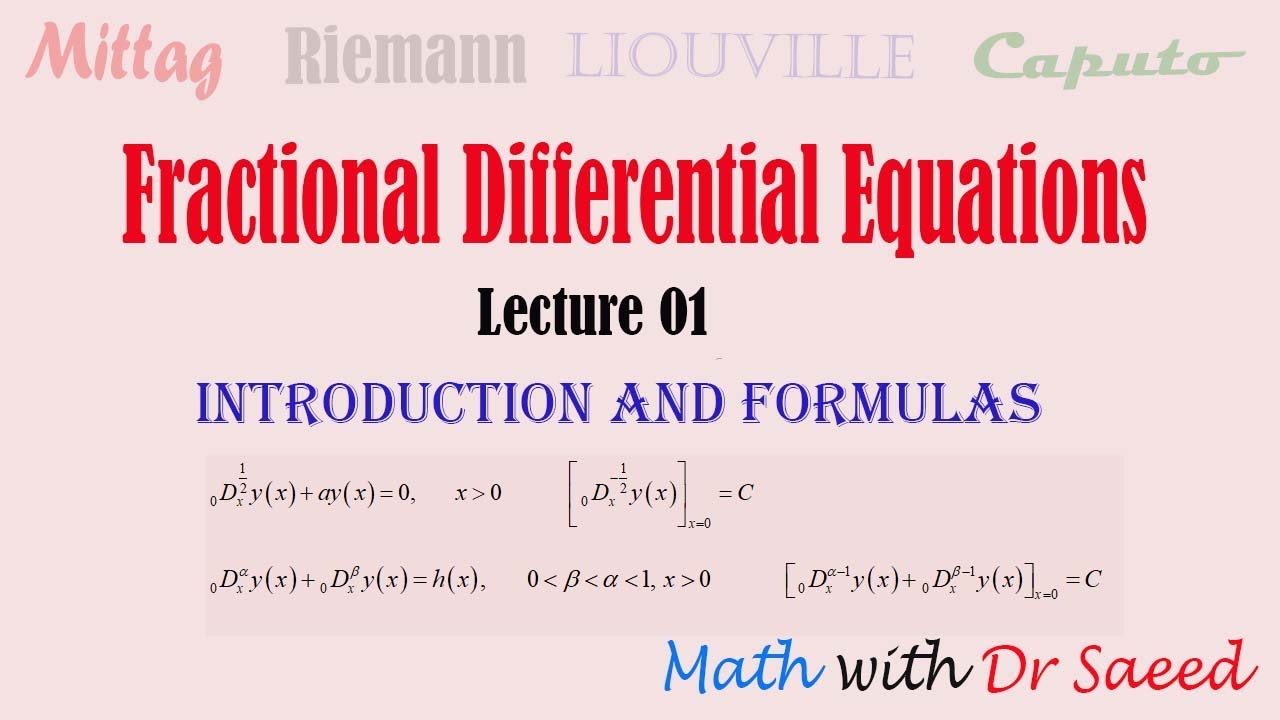 differential equations solving fractional