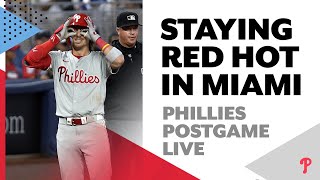 Phillies stay red hot in Miami, move to 16 games over .500 | Phillies PostGame Live
