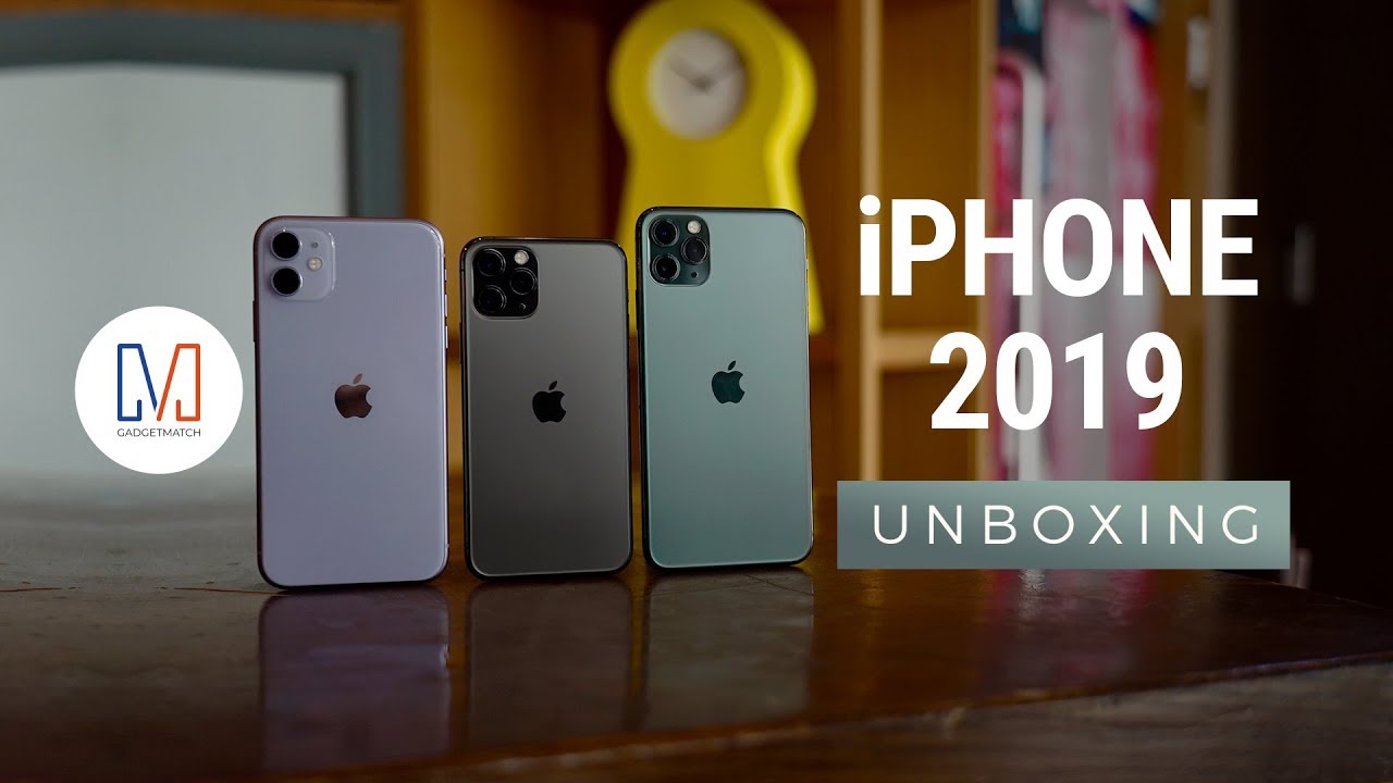 Iphone 11 11 Pro And 11 Pro Max Unboxing Youtube
