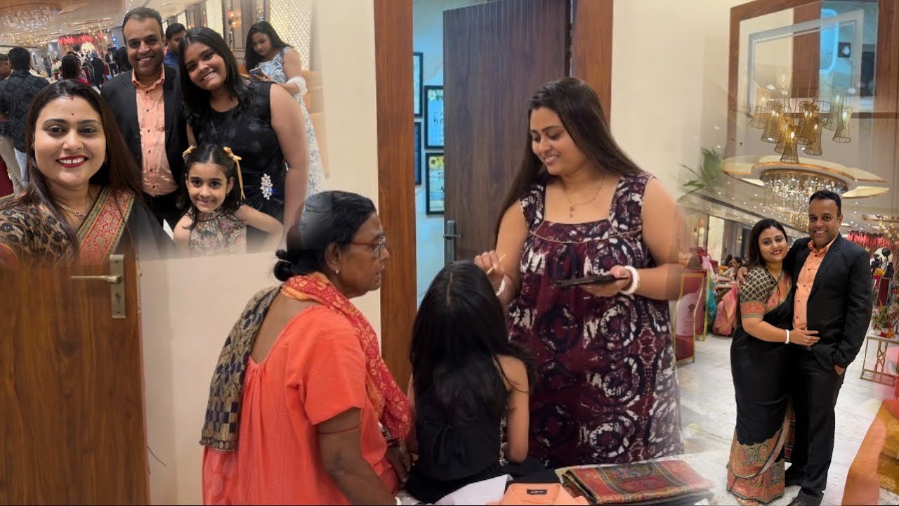 আজকের সন্ধ্যা দারুন মজা🥳 মেয়েদের সাজিয়ে নিজে সাজলাম তাই এতো হড়বড়ি😇