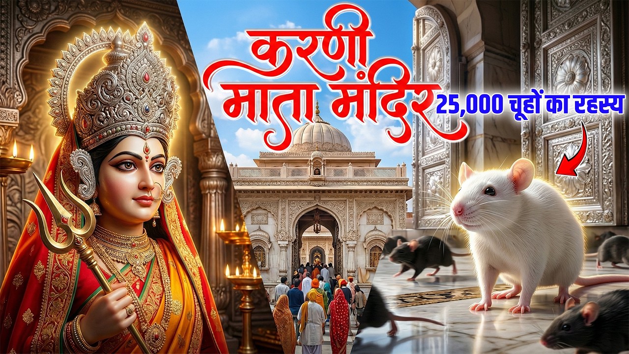 Karin Mata Temple  करणी माता मंदिर – 25000 चूहों का रहस्यमई मंदिर | Rajasthan #indiantemplestories