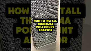 🎥 How to Install the RCF NXL14A Pole Adaptor - much easier than we thought it was.