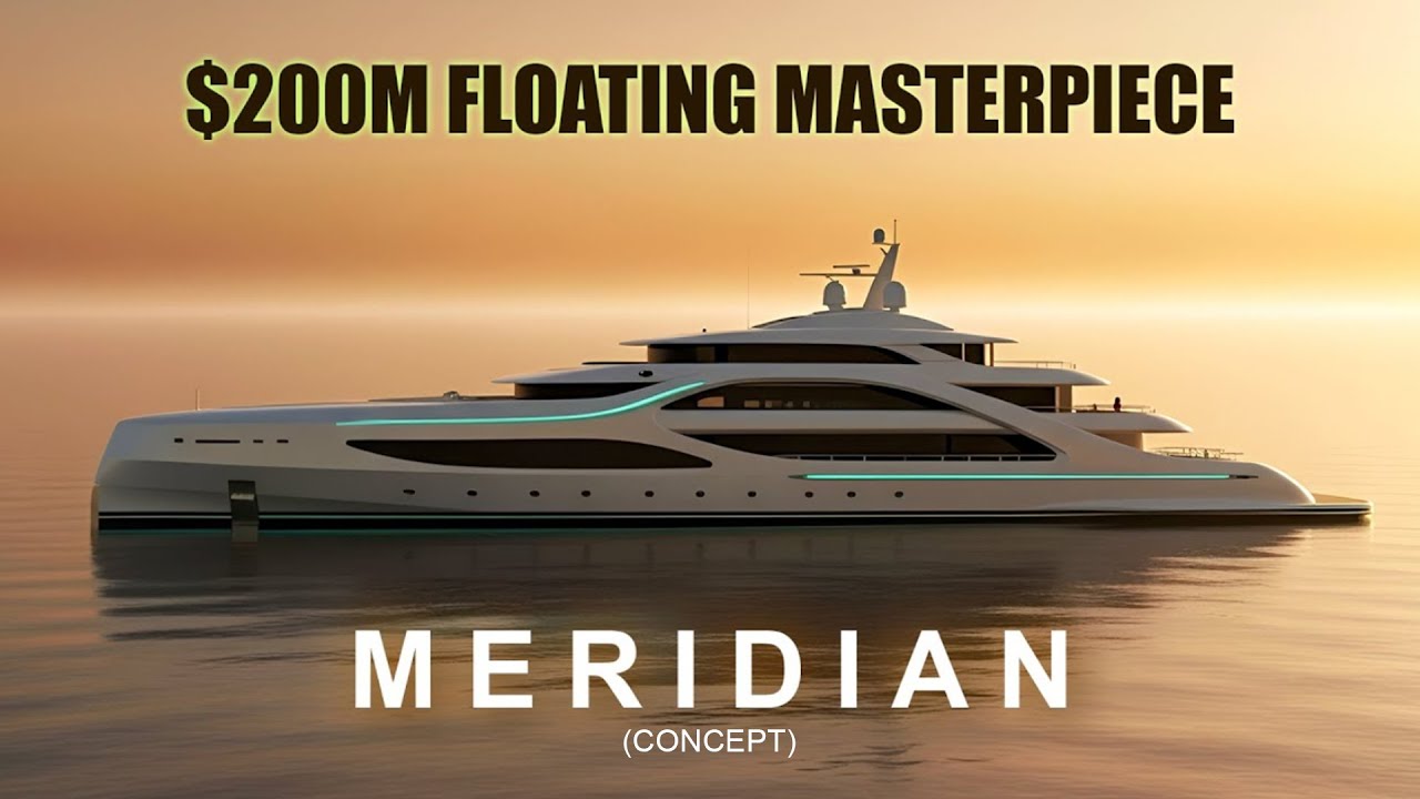 «За кулисами MERIDIAN стоимостью 200 миллионов долларов — самой тихой и красивой яхты из когда-ли...