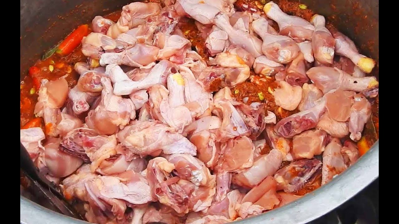 Chicken Dum Biryani Chicken Legs Joint Biriyani Restaurant Style For 50 People Youtube