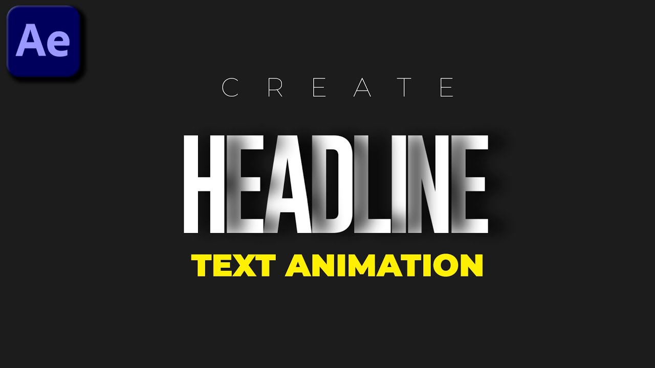 Paper Folding Text Animation in After Effects | Smooth Text Animation After Effects Tutorial