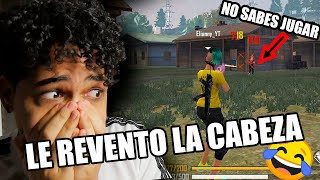 ME SUBESTIMO POR NO TENER SKIN Y ESTA NIÑA LA REVENTO EN UN PVP* FREE FIRE*TERMINA Épico*  | TheNino