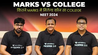 NEET 2024 Marks Vs College | Government MBBS के लिए कितने Marks चाहिए | NEET CUTOFF 2024 | NEET 2024