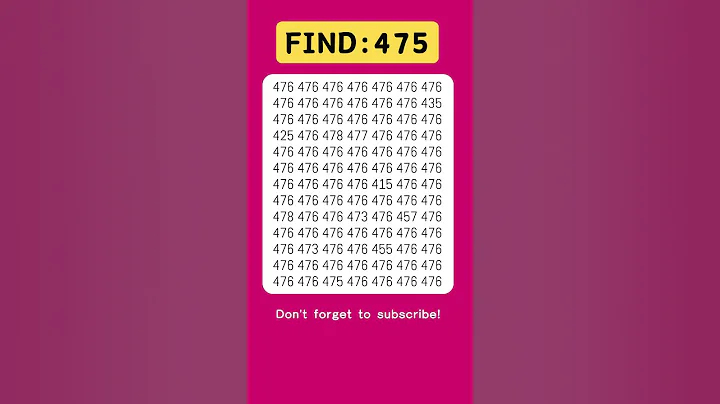 Find odd numbers - 475 - #odd #quiz #braintest