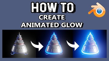 HOW TO CREATE ANIMATED GLOW  | Blender | EEVEE