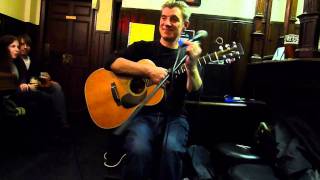 mike barker at the captain`s bar, edinburgh.