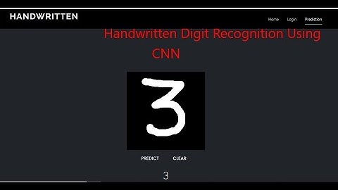 Handwritten Digit Recognition Using CNN | Python Final Year IEEE Project