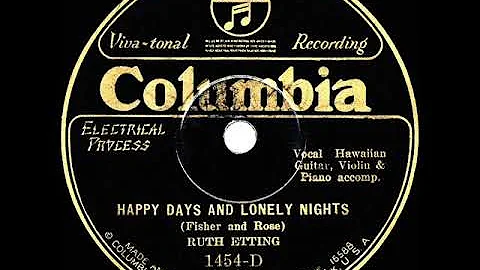1928 HITS ARCHIVE: Happy Days And  Lonely Nights  ...