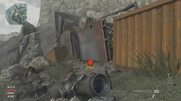 Modern Warfare 3 My First Random Throwing Knife On Aground Face Off