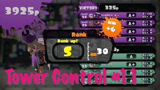Splatoon Ranked Battle Tower Control #11 (1080p60fps) Rank A+