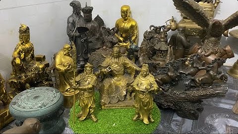 Bộ Tượng Quan Công Bằng Đồng, Anh Chị Siu Tầm Liên Hệ Shop 0928540369