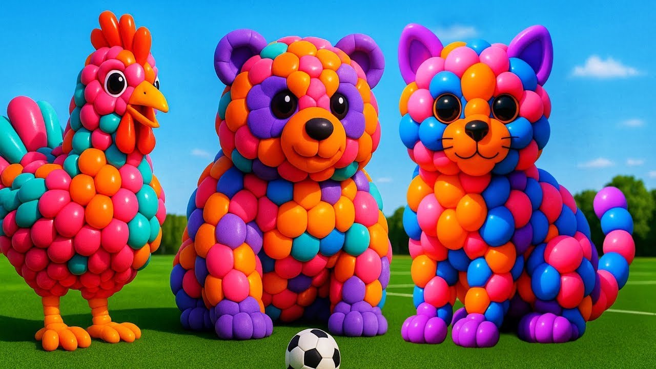 The mascot vibrato assistant Hen placed on the football field is popular, co-produced, and creative.